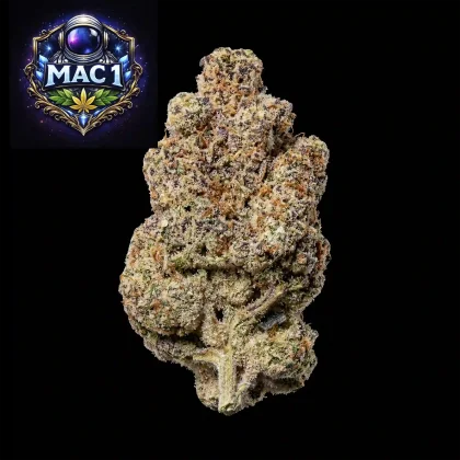 Premium MAC 1 cannabis flower for sale at Goodstuff Delivery.